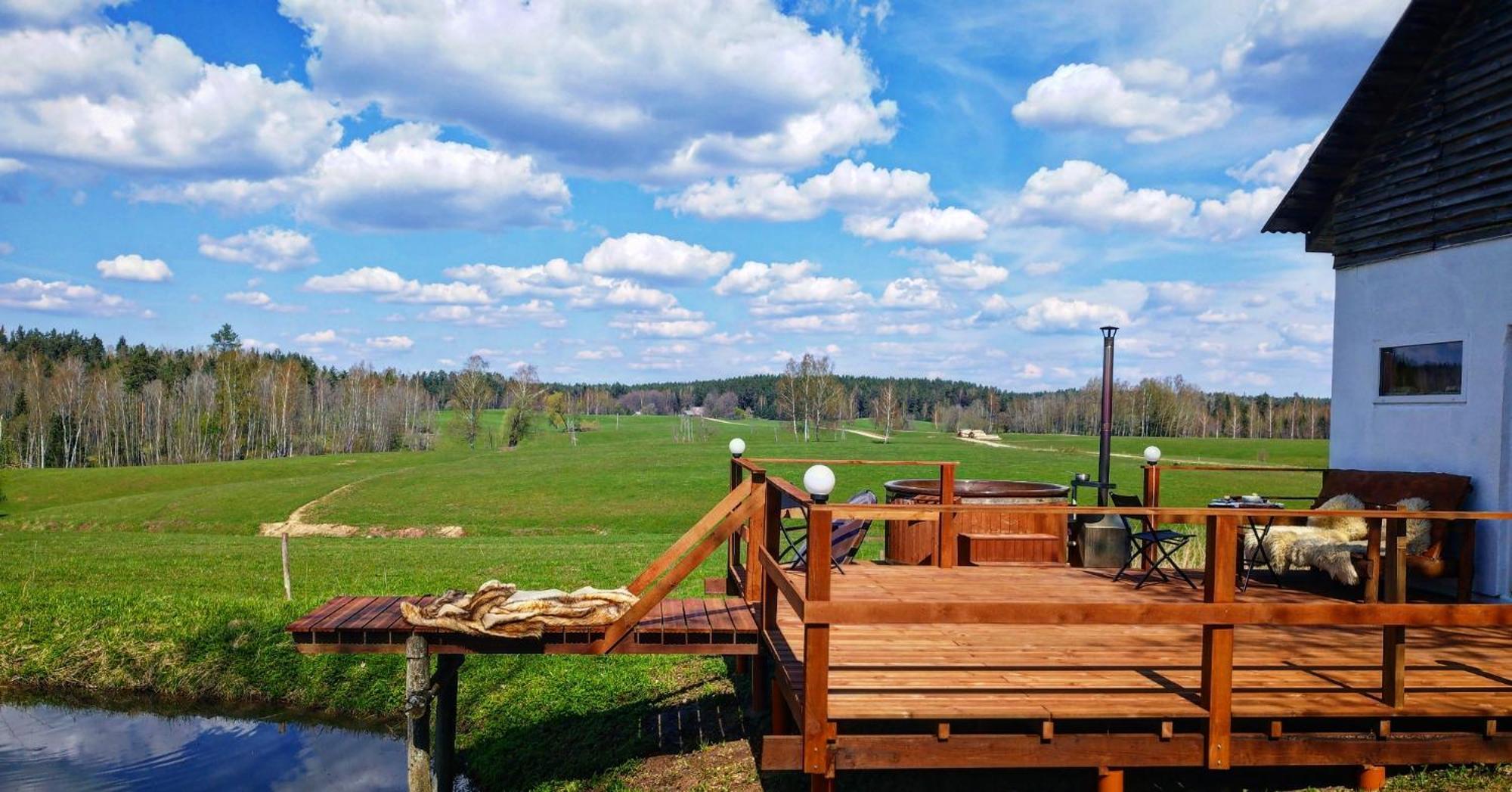 Guesthouse, Sauna & Jacuzzi In Gauja Valley - Kakukalns Страупе Экстерьер фото
