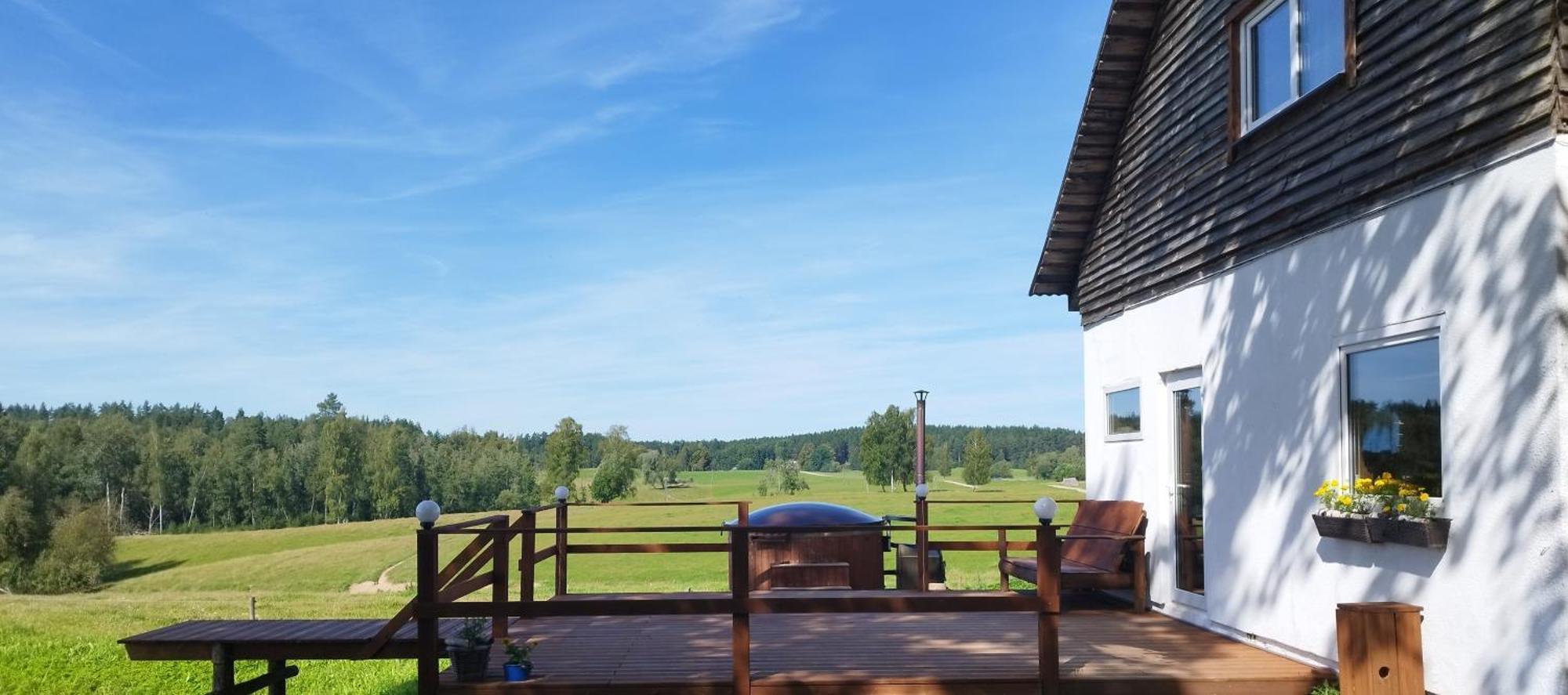 Guesthouse, Sauna & Jacuzzi In Gauja Valley - Kakukalns Страупе Экстерьер фото